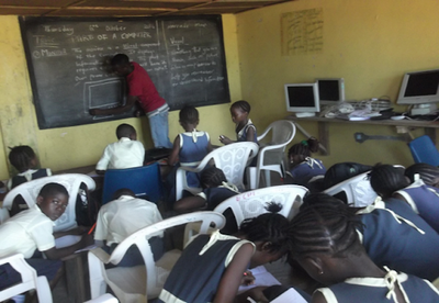 Children in classroom